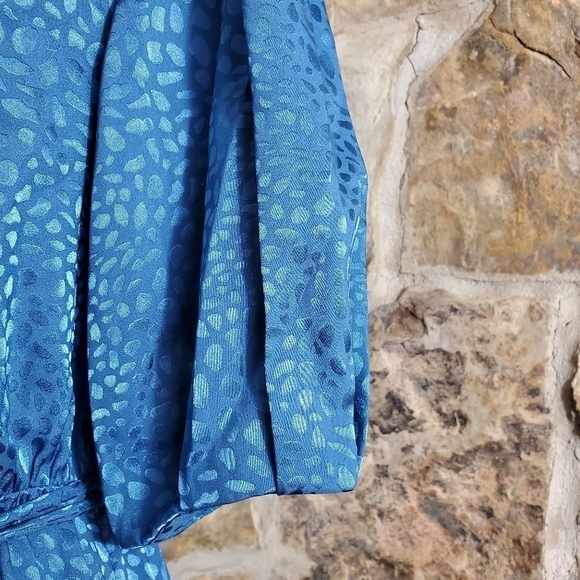 Nwt Rebecca Minkoff XS Mary Cadet Blue Wrap Dress - Picture 7 of 12